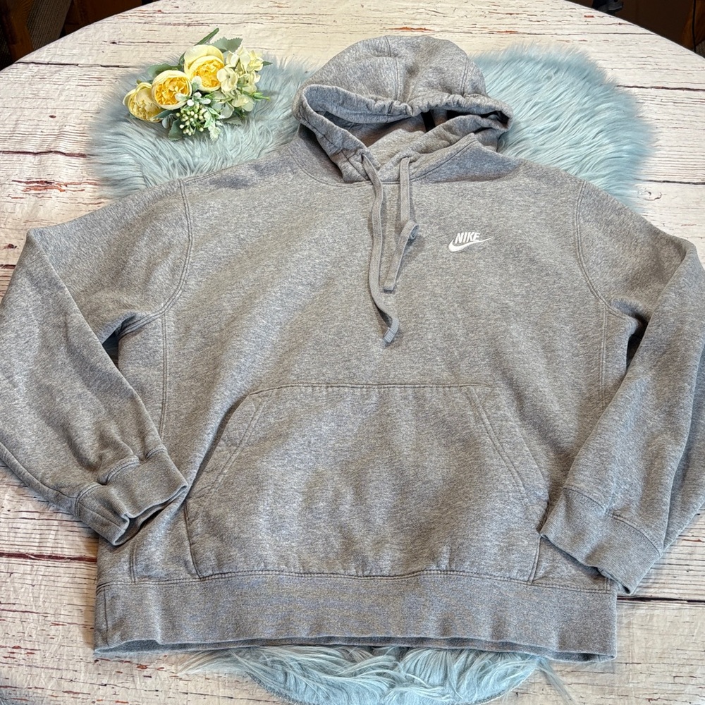 Nike Sportswear Club Fleece Grey Hoodie sz S